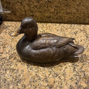 Ducks Unlimited Handcrafted Wooden Duck Figurine